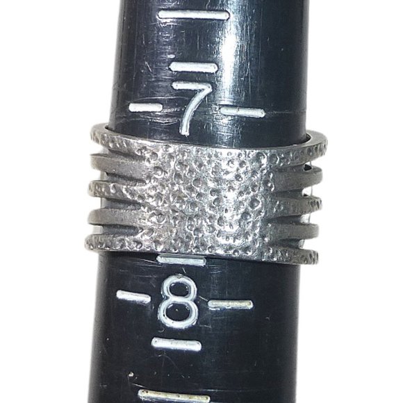 Silpada R1738 Bronzite Sterling Silver Chunky Ring Size 7 .925 Brown - Picture 5 of 6